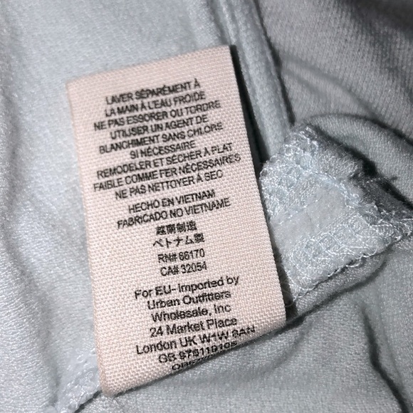 We the Free size medium light blue sexy boho top - Picture 7 of 8